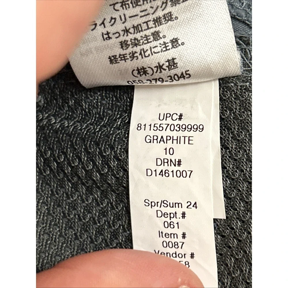 Eddie Bauer Women's Graphite Rainier Outdoor Hiking Pants Size 10 Gray Nylon